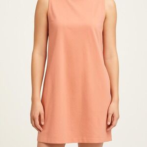 Uniqlo‎ Peachy Pink Sleeveless Shift Dress – M